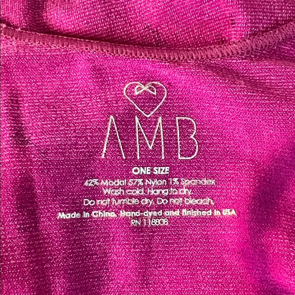Hot Magenta TieDye Stocking Top AMB O/S NWOT - Picture 6 of 10